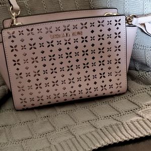 Michael Kors perforated leather bag - crossbody